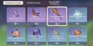 Monster drops in the Starglitter Exchange
